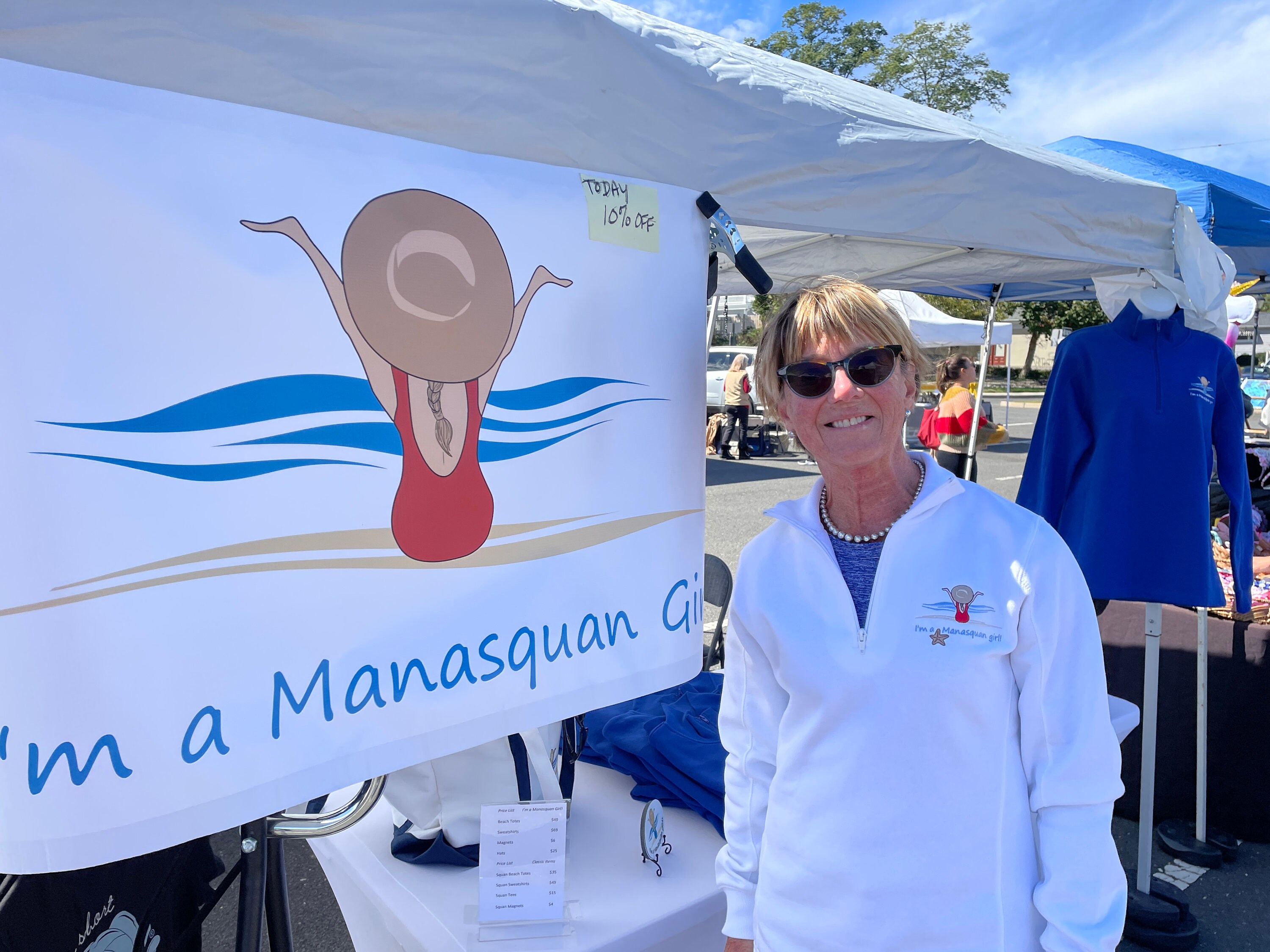 Signature i'm a Manasquan Girl 1/4 Zip Sweatshirt Ladies Cut Etsy