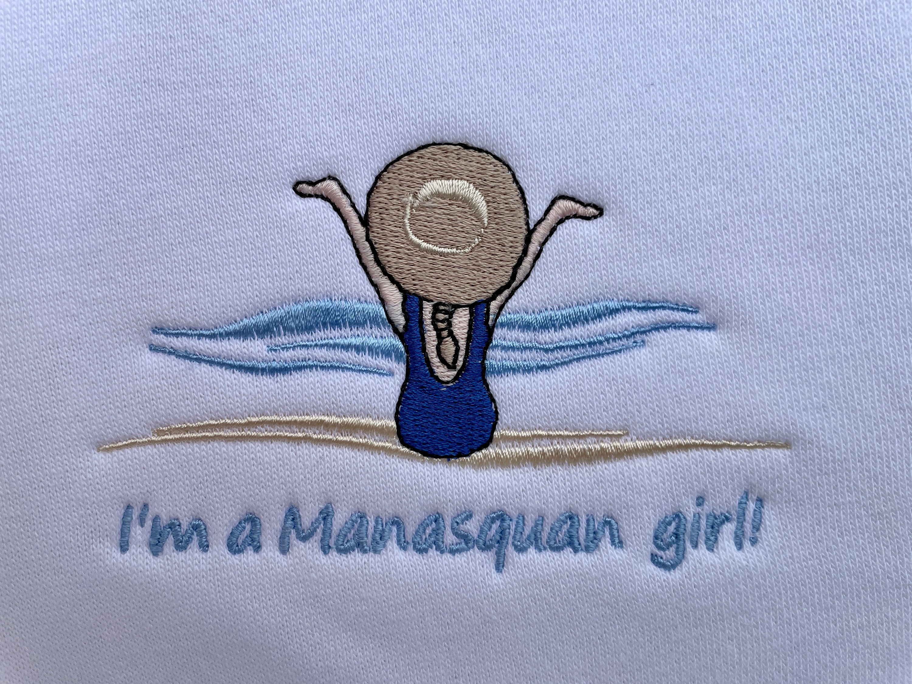 Signature i'm a Manasquan Girl 1/4 Zip Sweatshirt Ladies Cut Etsy