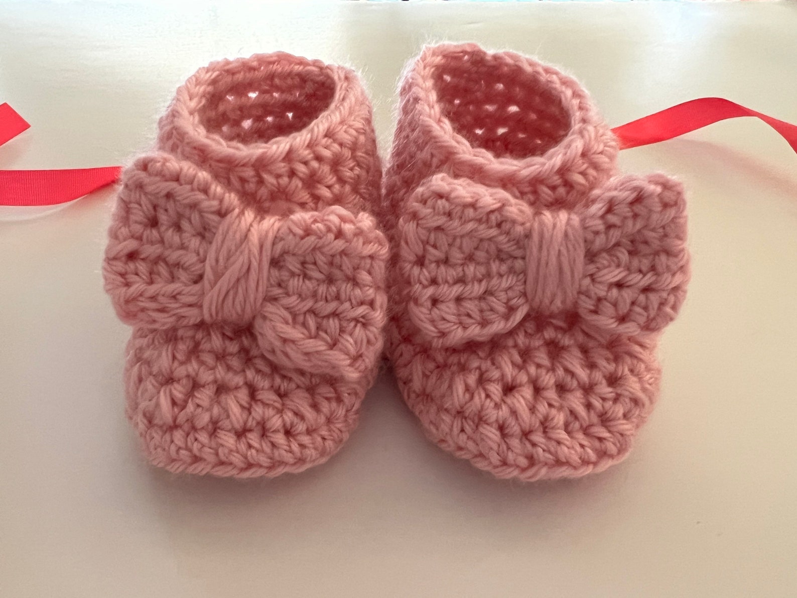Newborn Baby Booties | Soft Pink Cat 3D Plush Design Anti-Slip Booties for Infants main image 1