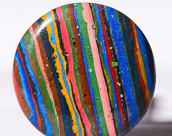 29X21 Rainbow Calsilica Gemstone,Rainbow Calsilica Cabochons,Rainbow Calsilica loose Gemstone 14Cts. MM Christmas sell 50/% off
