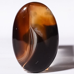 Botswana Banded  Agate Gemstone | Botswana banded agate Gemstone | banded agate Cabochon | Natural agate Stone | 19x29x3 mm , 5.76 gram
