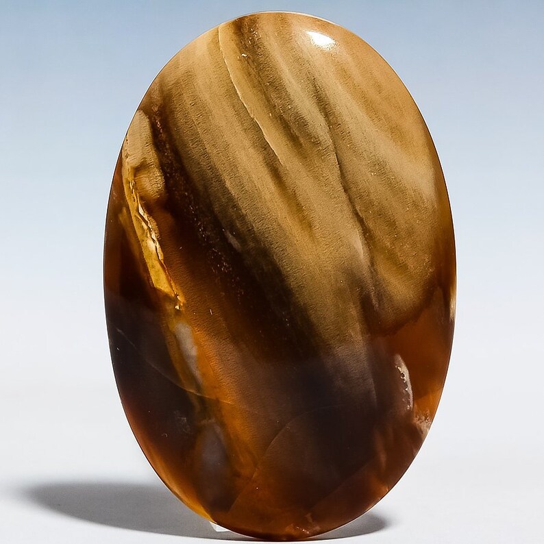 65 Carat Natural Peanut Wood Jasper Loose Gemstone Cabochon 31 X 47 X 6 MM