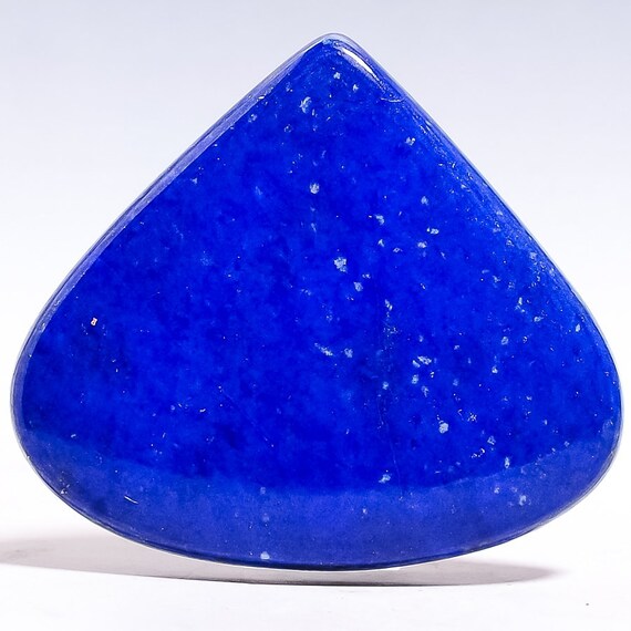 62 Carat Natural Lapis Lazuli Loose Gemstone Cabochon 35 X 39 Etsy