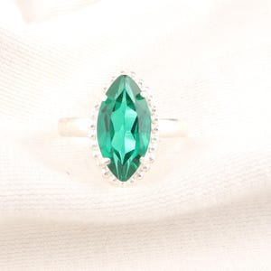 Paraiba Tourmaline Gemstone 925 Sterling Silver Handmade Jewelry Ring All Size, Silver Rings for woman, Ring for girls, 925 Silver Ring