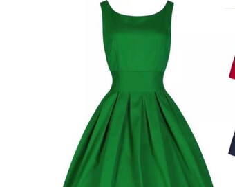 Rocket Retro green dress in 8/10,12/14 and 18