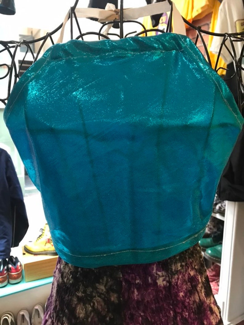 Metallic crop top yk 8-12