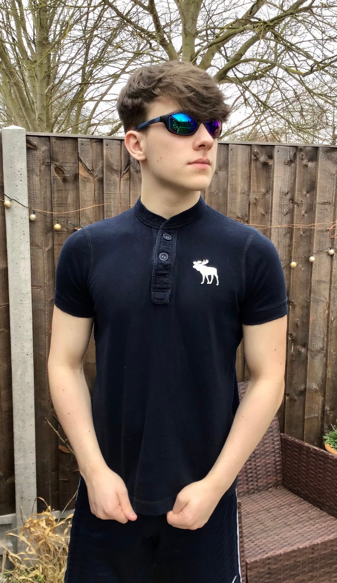 Y2K Abercrombie and Fitch Muscle Fit Tshirt in Size Large