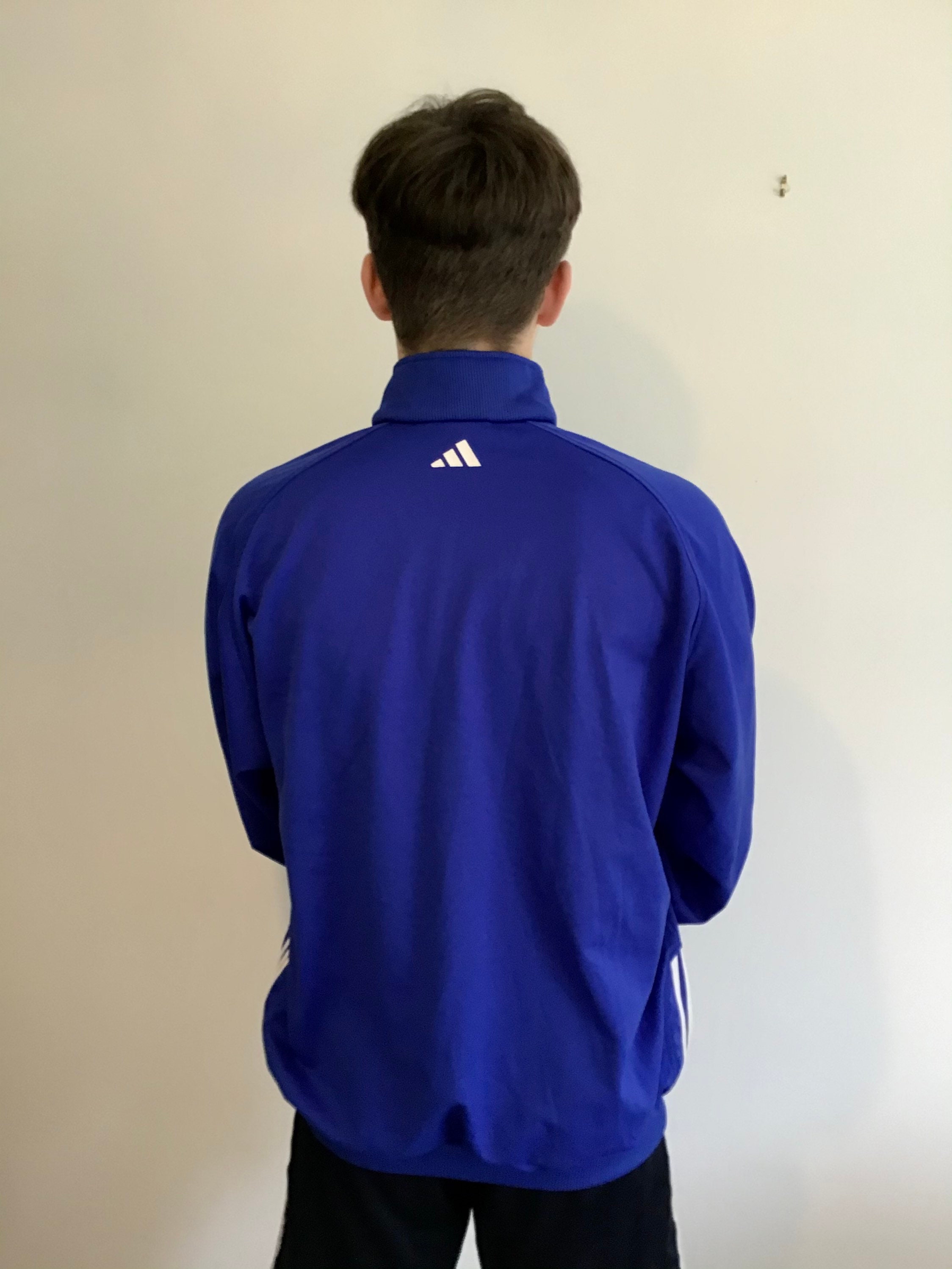 Blue 90s Adidas Track Style Jacket Full Zip - Etsy Norway