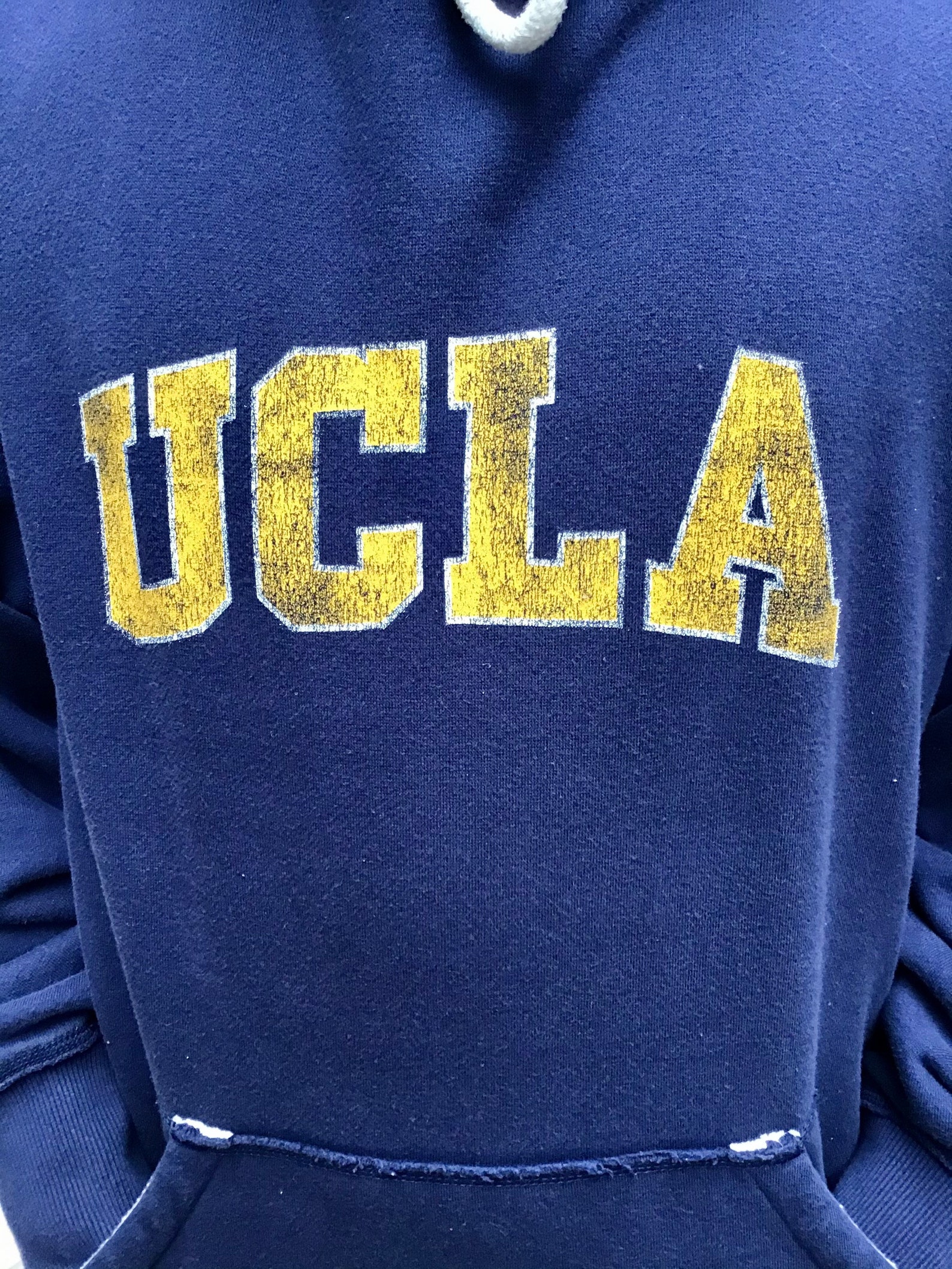 UCLA retro oversized Adidas navy hoodie Size large with | Etsy