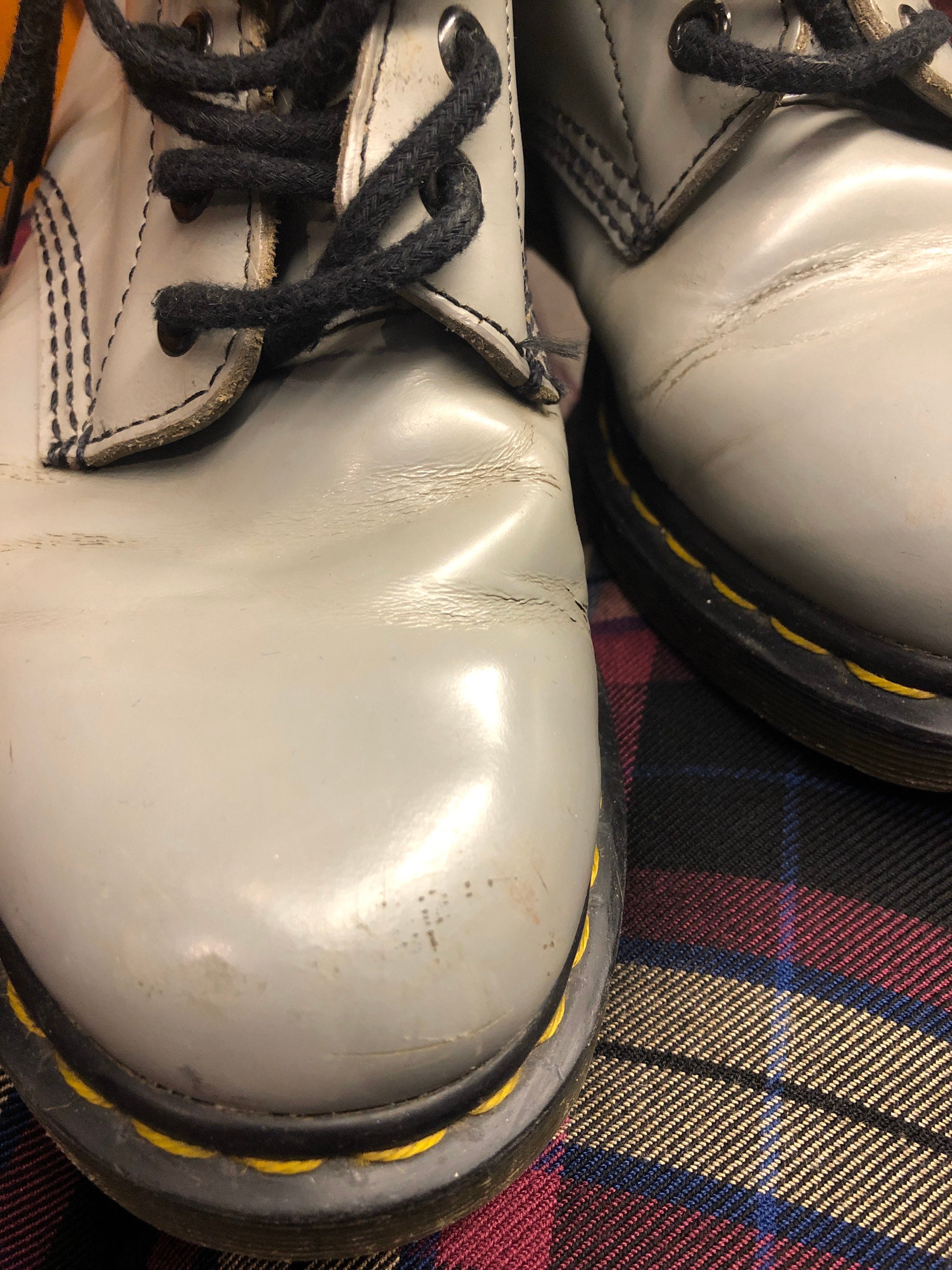 dr martens smooth grey