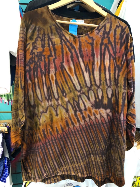 Batik style hipoy overshirt medium