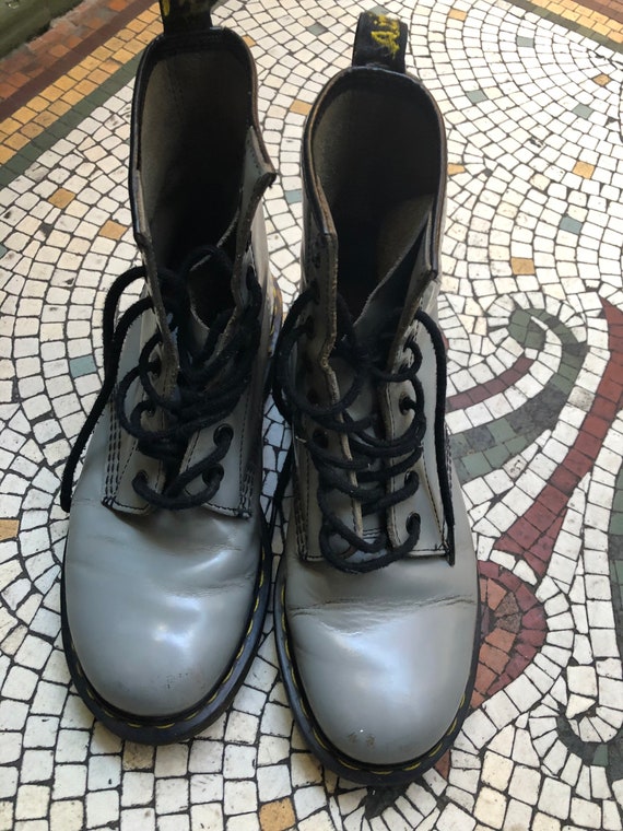 grey dr martens