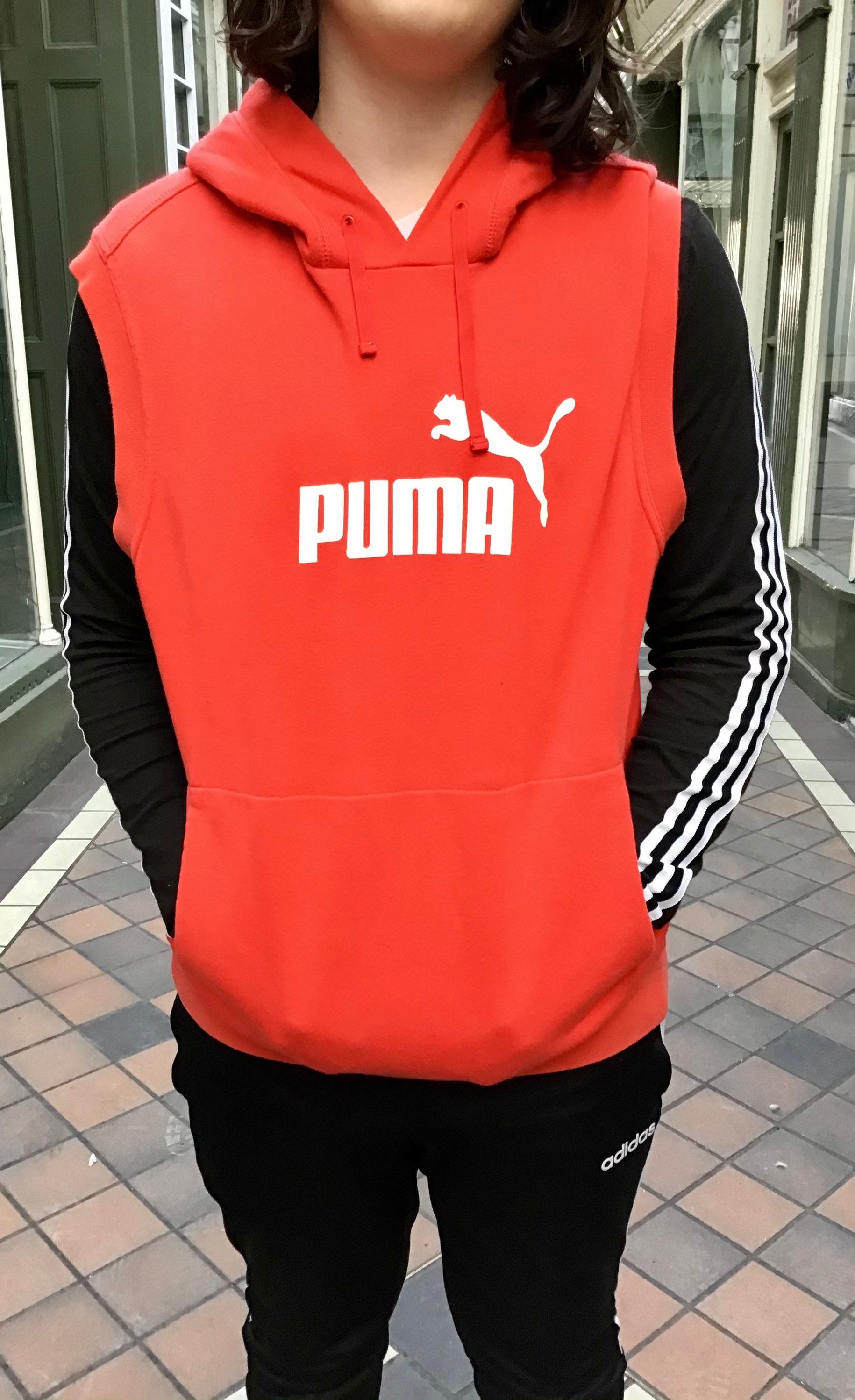 90s Puma Sleeveless Hoodie Ml - Etsy