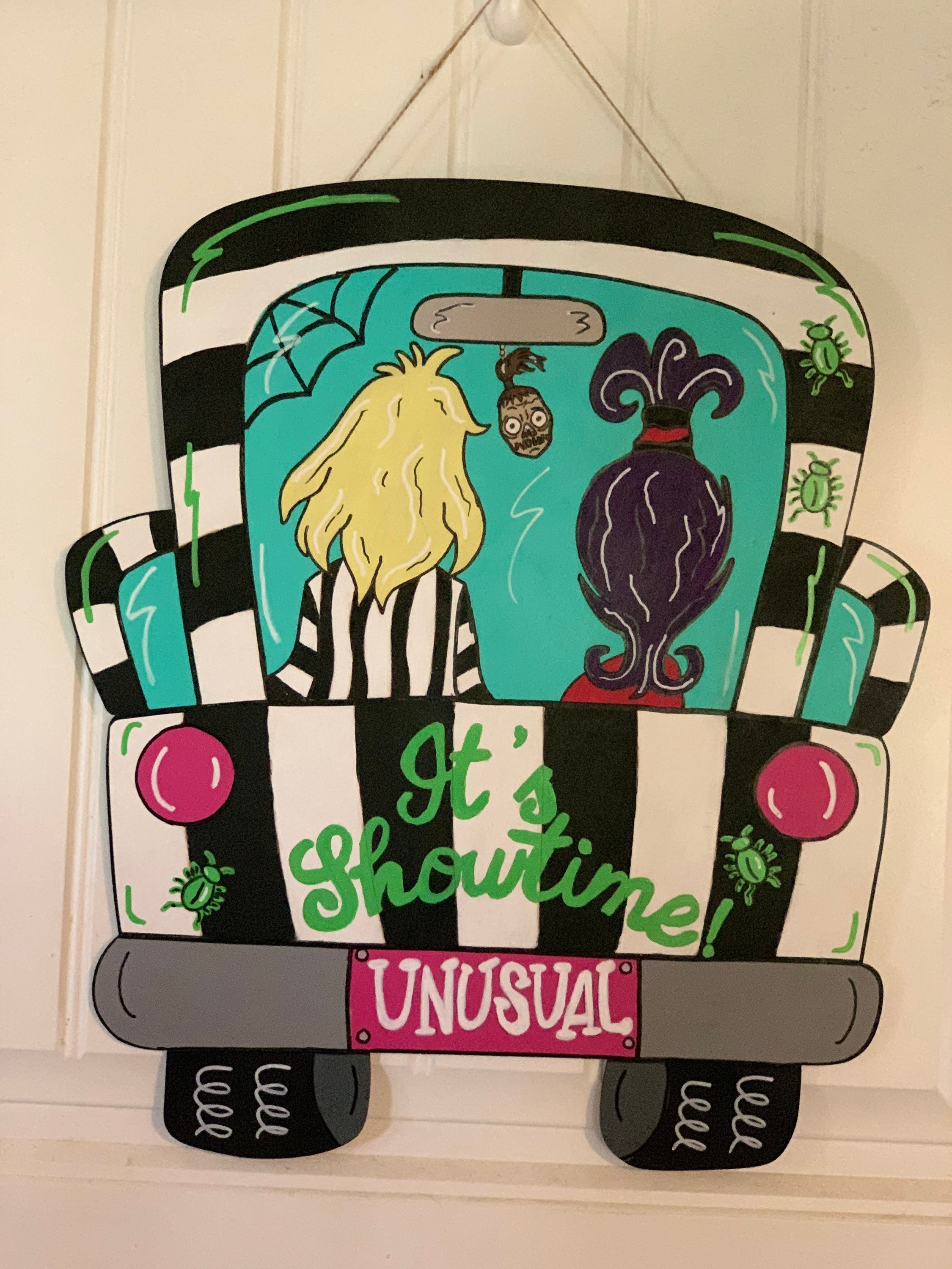 Beetlejuice Door Hanger Etsy