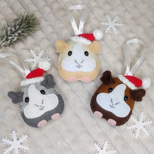 Mini Guinea pig ornament Christmas tree decor