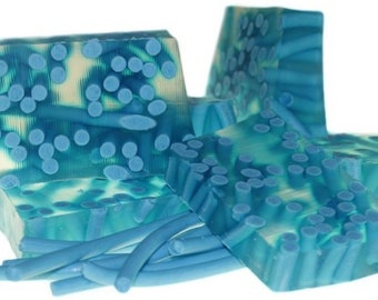Handmade soap Raspberry & Pomegranate Spaghettiseife
