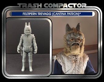 Feltipern Trevagg (Cantina Patron) - 3D Printed Model Kit- Vintage-style Star Wars custom