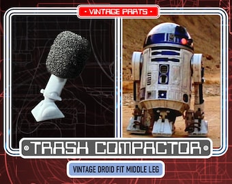 R5/R2 Middle Leg Vintage Fit - 3D Printed- Vintage-style Star Wars custom