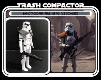 2004年 関係者のみに配布の非売品 KUBRICK Sandtrooper Sandtrooper Full Kit V3- Vintage-style Star Wars Custom - Etsy
