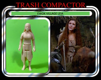 Principessa Leia (Villaggio Ewok) V2 - Kit modello stampato in 3D - Stile vintage Star Wars personalizzato