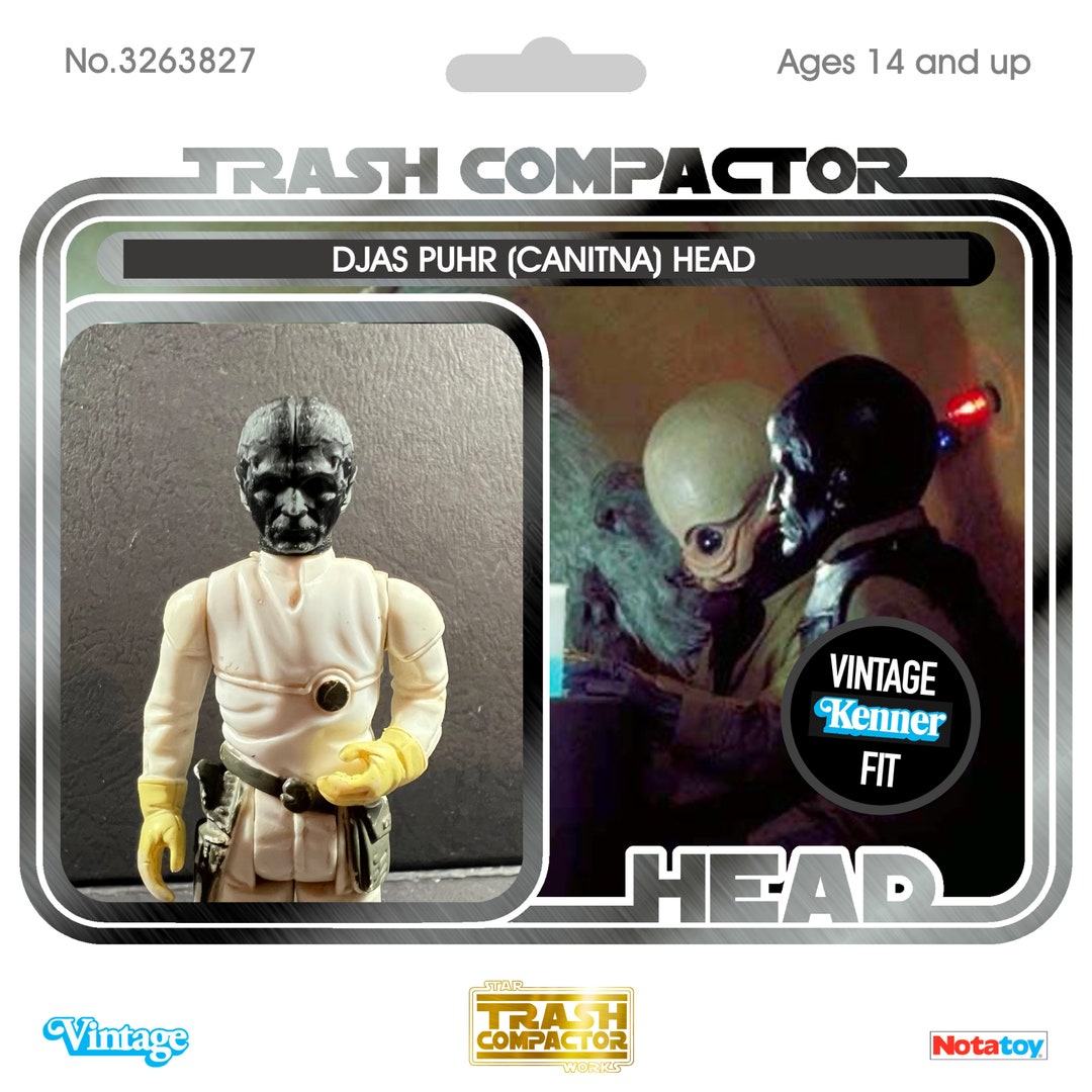 Djas Puhr Head: Vintage-style Star Wars Custom (3.75 Scale