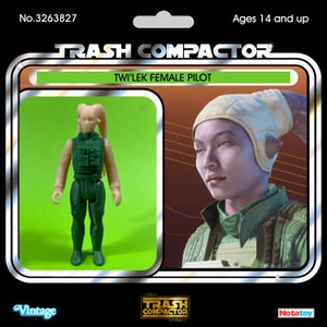 Twi’lek Female Pilots - 3D Printed Model Kit - Vintage-style Star Wars custom