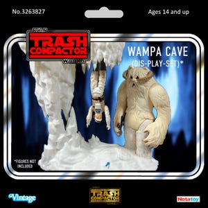 Cueva Wampa (conjunto de exhibición) - Kit de modelo impreso en 3D - Estilo vintage personalizado
