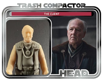 The Client (head)  - 3D Printed Model Kit- Vintage-style Star Wars custom