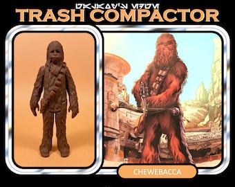 Galaxy's Edge - Chewbacca - 3D Printed Vintage/Retro Style Star Wars Custom Resin Model Figure Kit