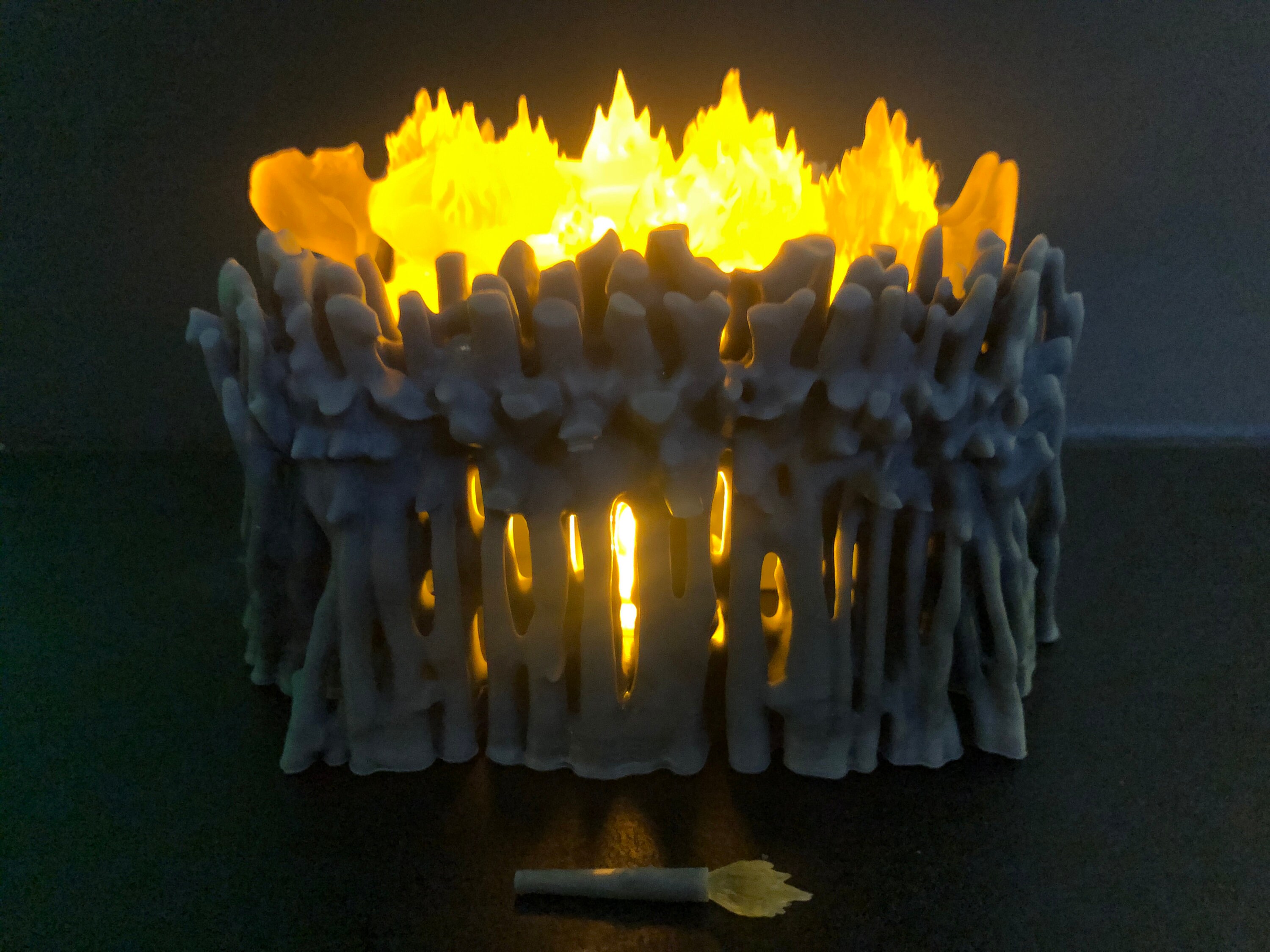 Burning Darth Vader for Funeral Pyre 3D Printed Etsy