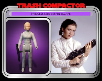 Principessa Leia (Bespin Escape) - Kit modello stampato in 3D - Stile vintage Star Wars personalizzato