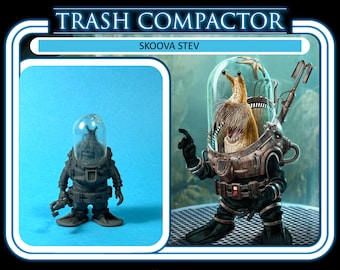 Skoova Stev (Jedi Survivor) - 3D Printed Vintage/Retro Style Star Wars Custom Resin Model Figure Kit