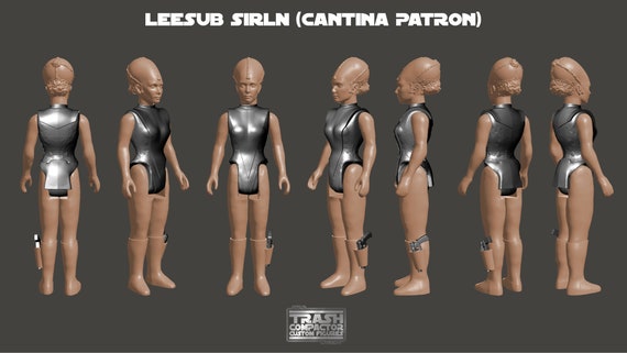 Leesub Sirln Heads (various Fits) - 3D Printed- Vintage-style Star