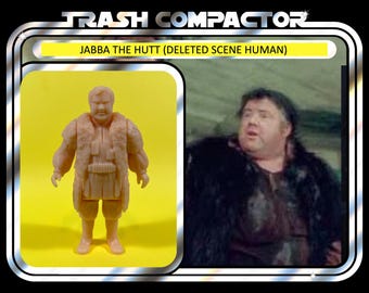 Jabba the Hutt (versione della scena eliminata) - Kit modello stampato in 3D - Stile vintage di Star Wars