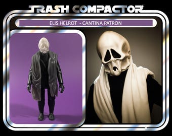 Elis Helrot (GIVIN) - 3D Printed Model Kit- Vintage-style Star Wars custom