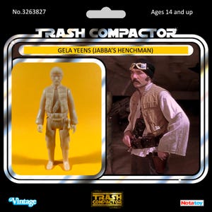 Gela Yeens (Jabba’s Henchman)  - 3D Printed Model Kit- Vintage-style Star Wars custom