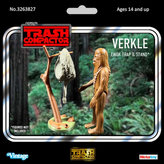 Verkle - Ewok Trap Carcass (with or Without Stand) - 3D Printed