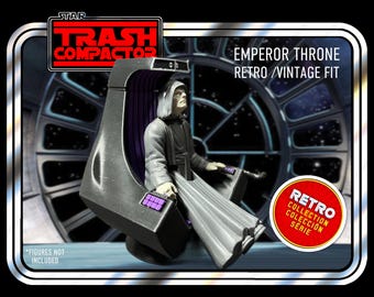 Emperor Throne (Retro/Vintage fit) - 3D Printed Model Kit- Vintage-style Star Wars custom