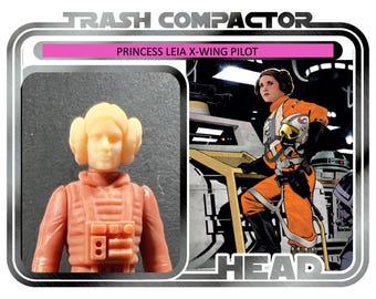 Princess Leia Head - 3D Printed Model Kit - Vintage-style Star Wars custom