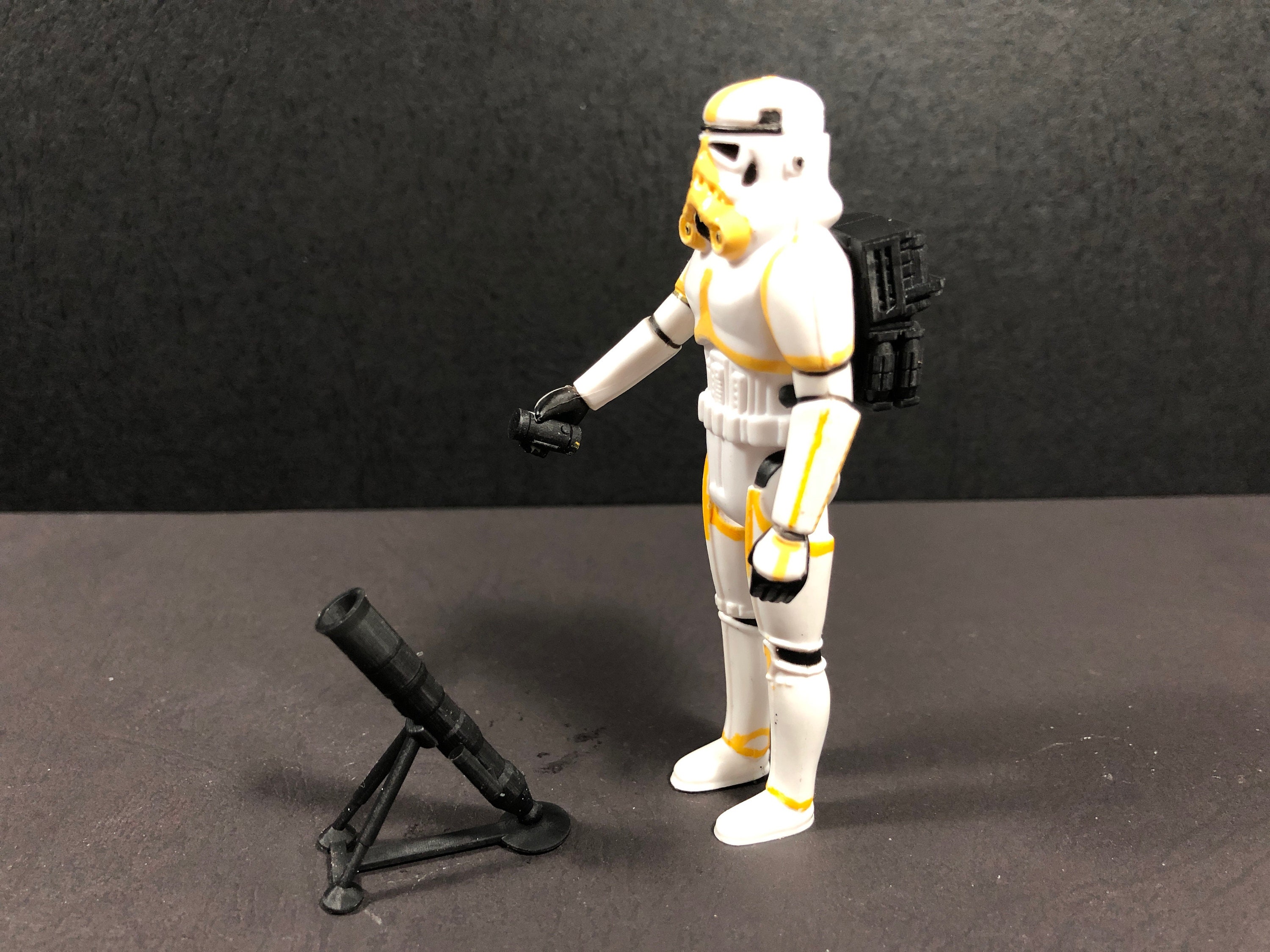 がく　スターウォーズ　ストームトルーパー　カスタム 砲兵（迫撃砲）ストームトルーパーキット - 3Dプリントモデル