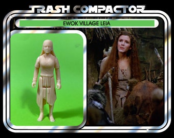 Princess Leia (Ewok Village) V2 - 3D Printed Model Kit - Vintage-style Star Wars custom