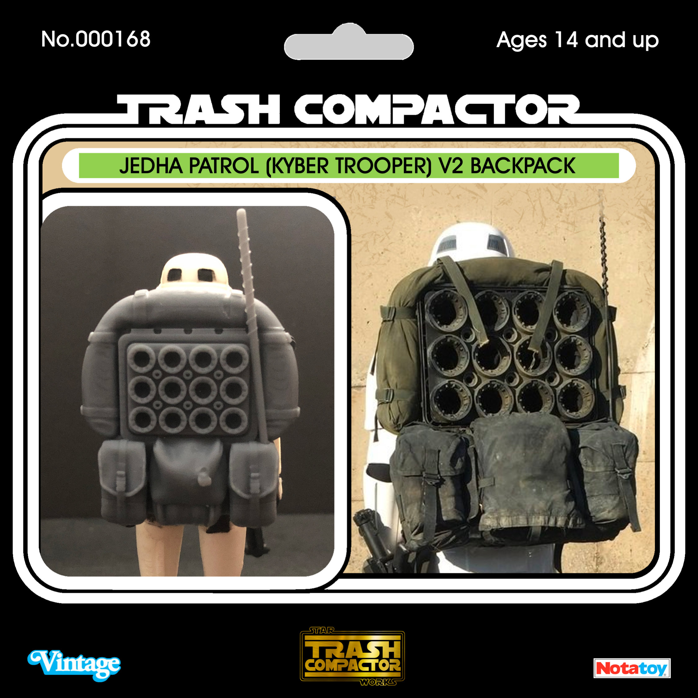 Jedha Patrol (kyber Trooper) V2 Backpack- Vintage-style Star Wars