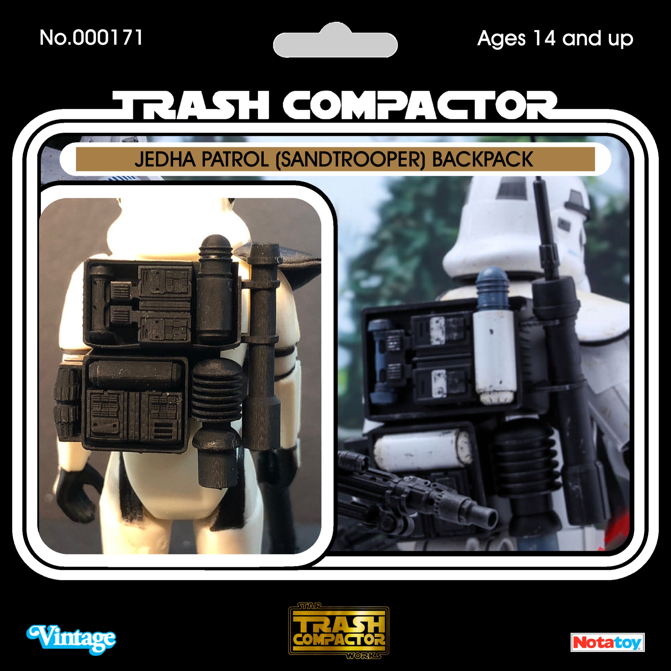 Jedha Patrol (sandtrooper) Backpack- Vintage-style Star Wars