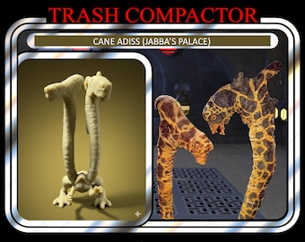 Cane Adiss (Jabba's Palace) - 3D Printed Model Kit- Vintage-style Star Wars custom