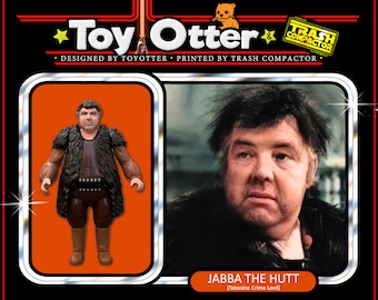 Kit de modelo impreso en 3D de Jabba el Hutt - Estilo vintage de Star Wars