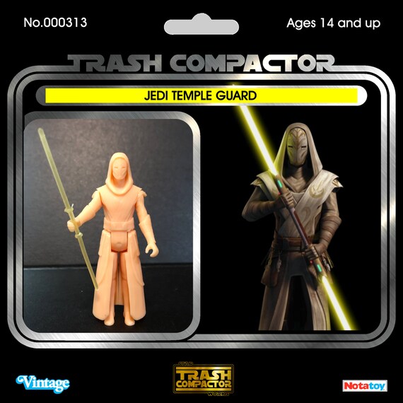 Jedi Temple Guard - 3D Printed Model Kit- Vintage-style Star Wars