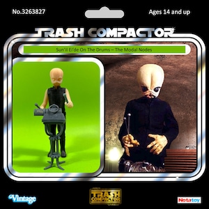 Sun’il Ei’de On The Drums – The Modal Nodes - 3D Printed Model Kit- Vintage-style Star Wars custom