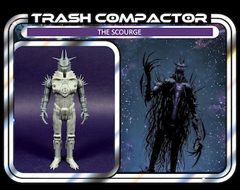 The Scourge (Dark Droids)  - 3D Printed Vintage/Retro Style Star Wars Custom Resin Model Figure Kit