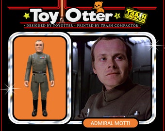 Almirante Motti, diseñado por ToyOtter - Kit de modelo impreso en 3D - Personalizado de Star Wars de estilo vintage