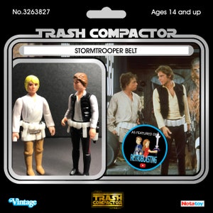 Ceinture Stormtrooper (étui gauche) - Impression 3D - Style vintage personnalisé